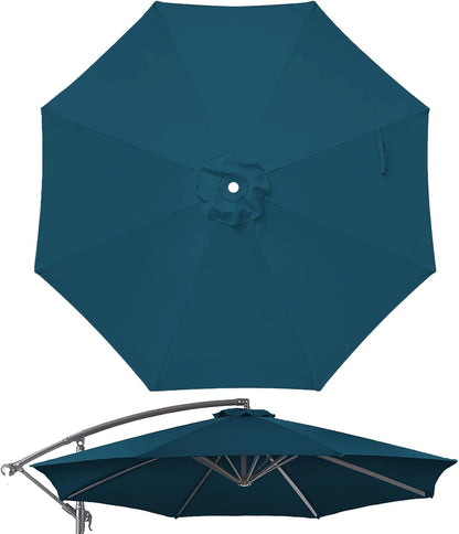 SUNGUARD UMBRELLAS 10 ft Replacement Canopy, 8-Rib 300D Polyester Cover for Patio Umbrellas