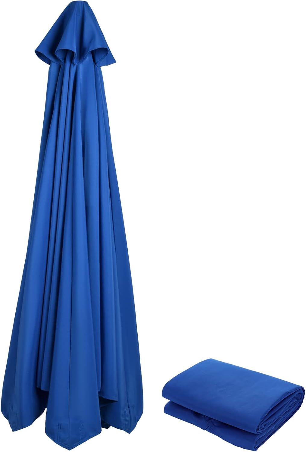 SUNGUARD UMBRELLAS 10 ft Replacement Canopy, Polyester Cover for 6-Rib or 8-Rib Patio Umbrellas - Tan / (6 Ribs)