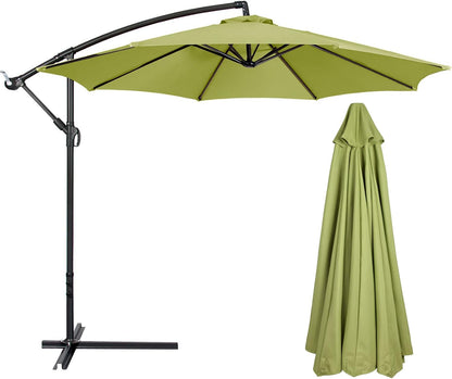 SUNGUARD UMBRELLAS 10 ft Replacement Canopy, Polyester Cover for 6-Rib or 8-Rib Patio Umbrellas