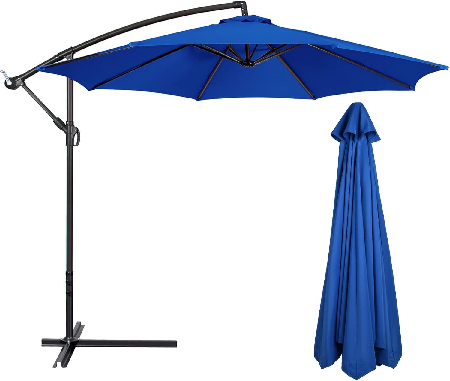 SUNGUARD UMBRELLAS 10 ft Replacement Canopy, Polyester Cover for 6-Rib or 8-Rib Patio Umbrellas