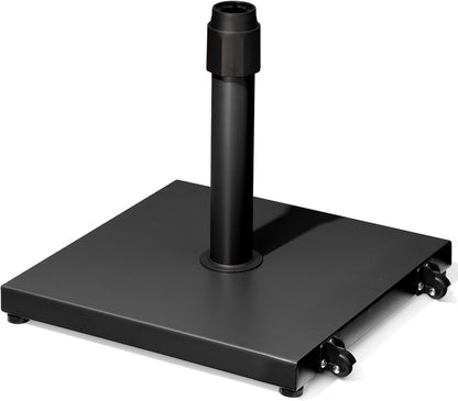 SUNGUARD UMBRELLAS 45 lb Patio Umbrella Base with Wheels, Pre-Filled Concrete Stand for 6–12 ft Umbrellas