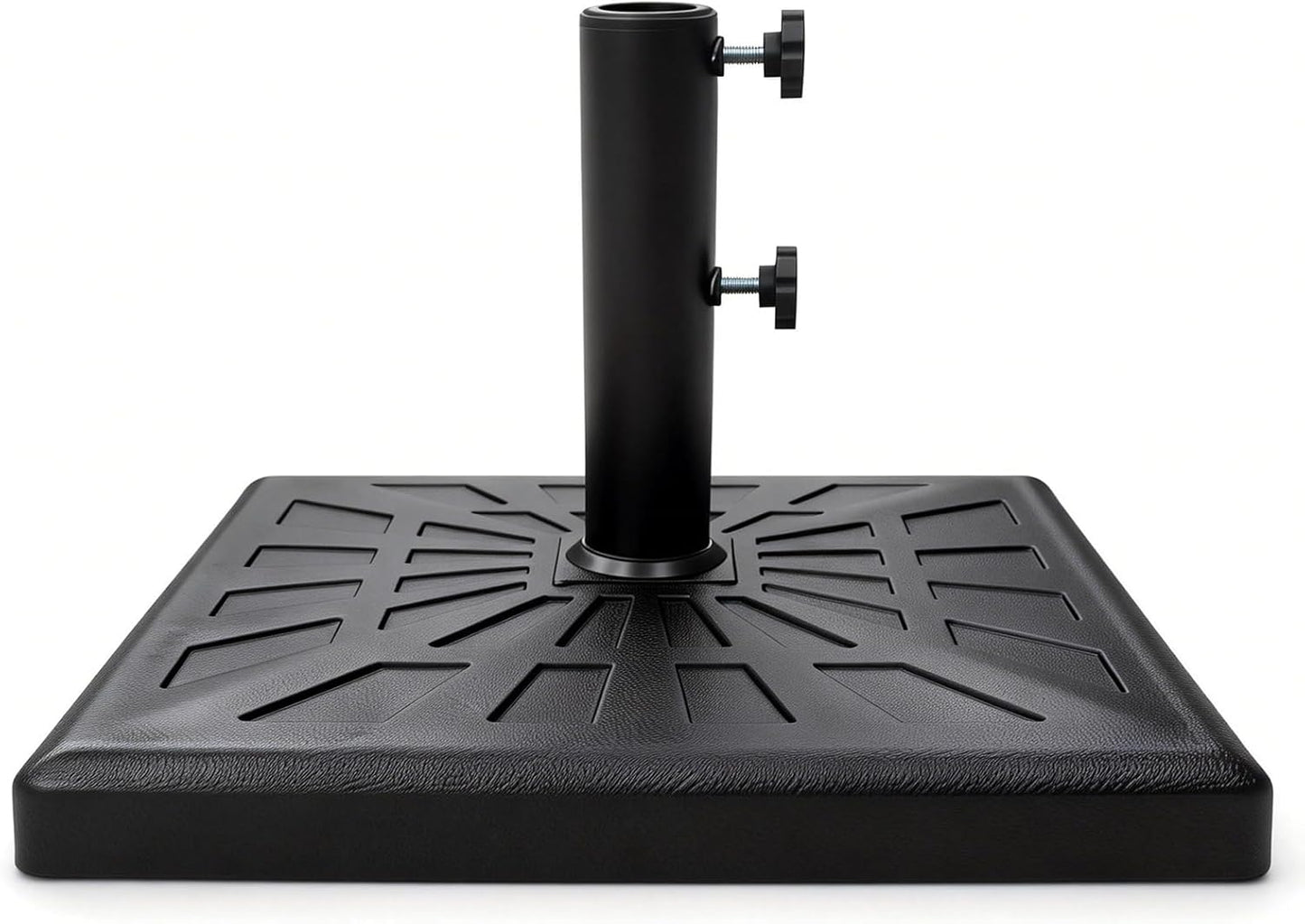 SUNGUARD UMBRELLAS Round Heavy Duty Patio Umbrella Base, Resin Concrete Stand for 1.5–2 in Poles