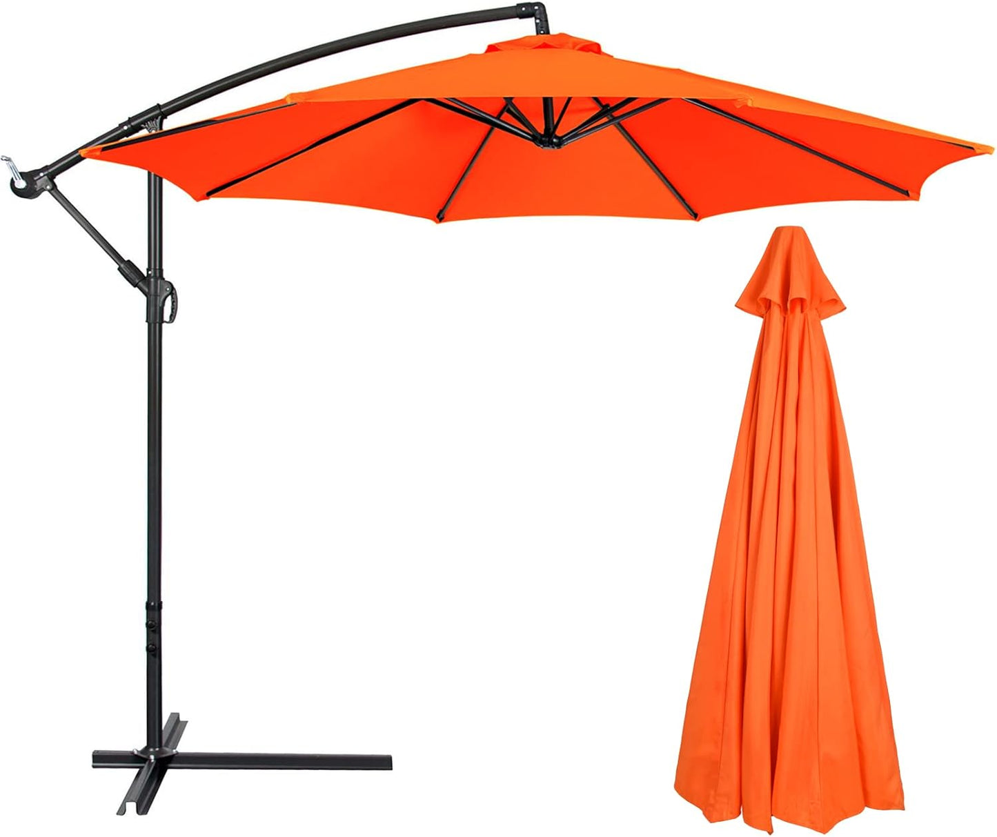 SUNGUARD UMBRELLAS 10 ft Replacement Canopy, Polyester Cover for 6-Rib or 8-Rib Patio Umbrellas