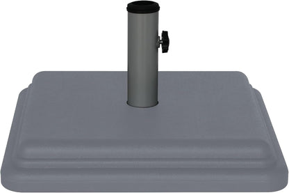 SUNGUARD UMBRELLAS 40 lb Patio Table Umbrella Base, Weighted Polymer Stand for Outdoor Dining Areas