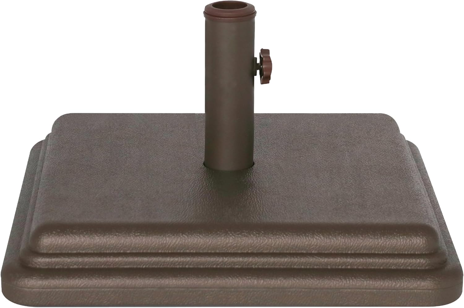 SUNGUARD UMBRELLAS 40 lb Patio Table Umbrella Base, Weighted Polymer Stand for Outdoor Dining Areas