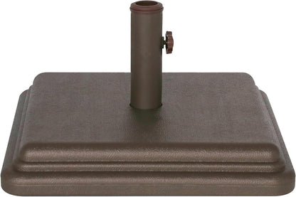 SUNGUARD UMBRELLAS 40 lb Patio Table Umbrella Base, Weighted Polymer Stand for Outdoor Dining Areas