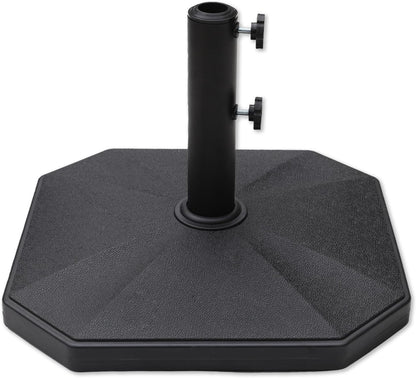 SUNGUARD UMBRELLAS Heavy Duty Round Patio Umbrella Base, Cement-Filled Stand for 1.3–1.9 in Poles