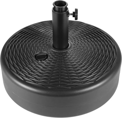 SUNGUARD UMBRELLAS Round Fillable Patio Umbrella Base, Water or Sand Stand for 6–10 ft Umbrellas