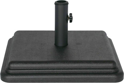 SUNGUARD UMBRELLAS 40 lb Patio Table Umbrella Base, Weighted Polymer Stand for Outdoor Dining Areas
