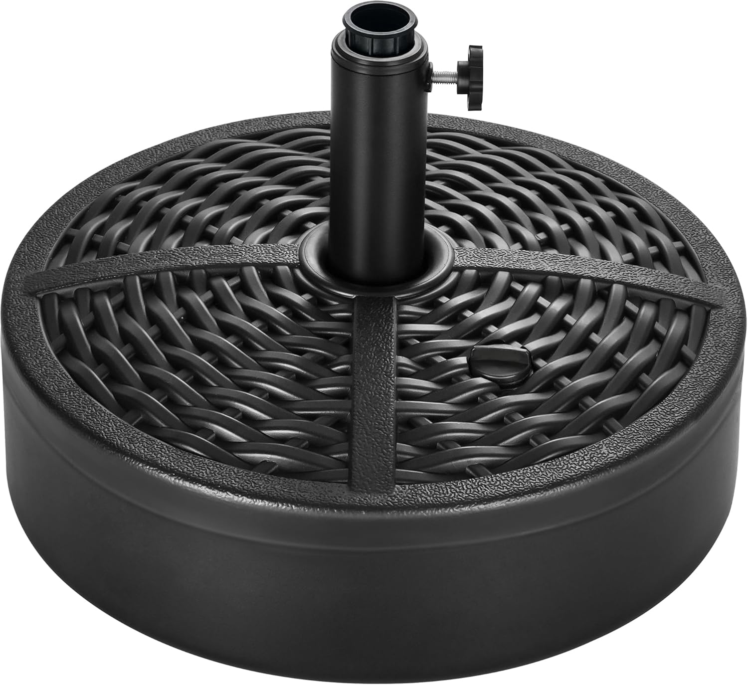SUNGUARD UMBRELLAS Round Fillable Patio Umbrella Base, Water or Sand Stand for 6–10 ft Umbrellas